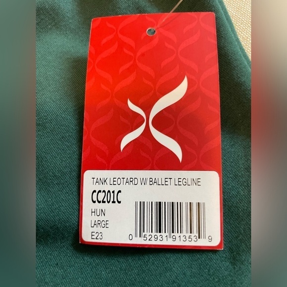 Capezio girls High-neck Tank Leotard size L - Picture 3 of 5